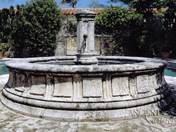 antique stone fountain 